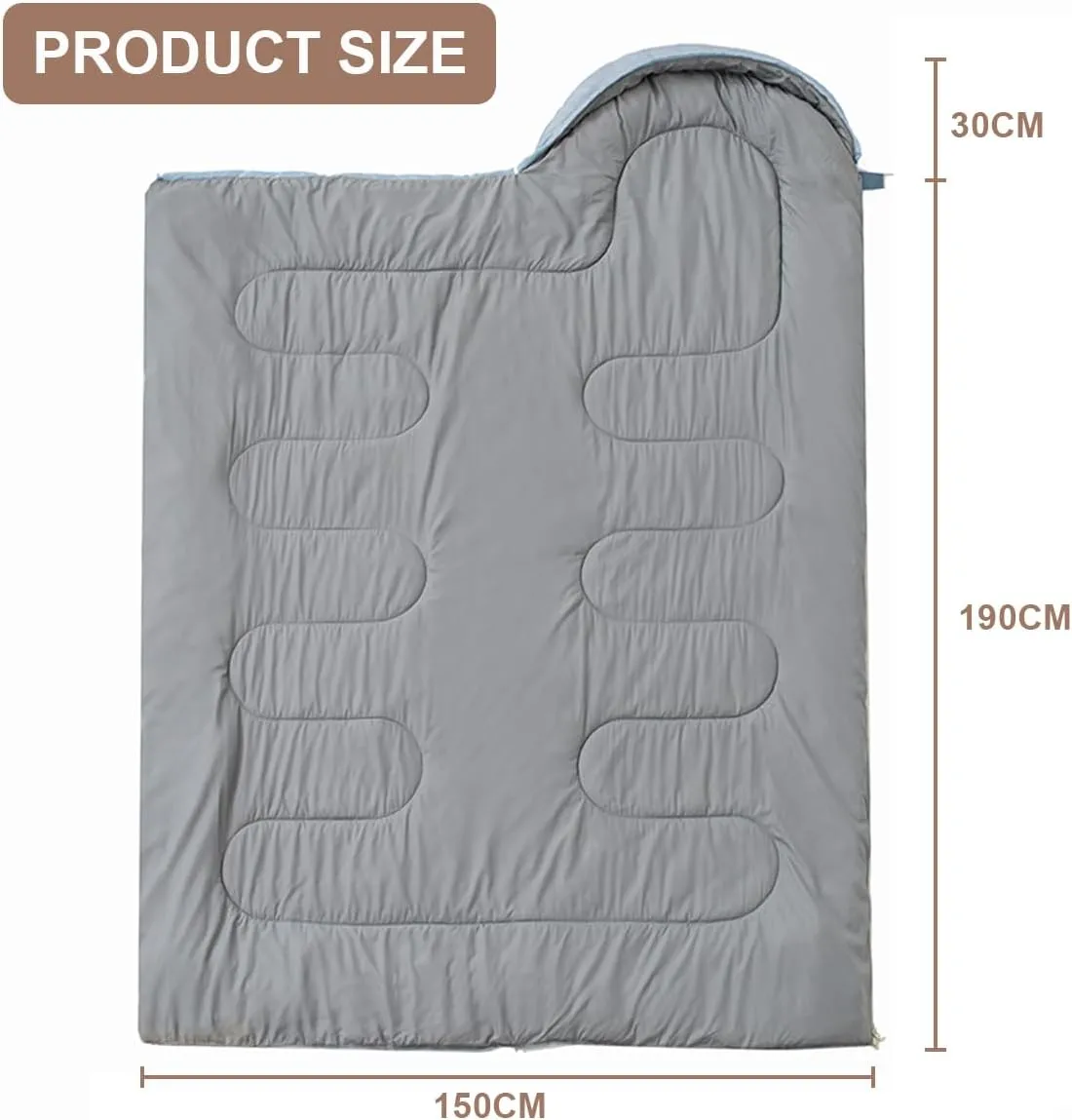 Sleeping Bag for Adults Backpacking Camping Hiking Detachable Washable Liner Cotton Single Camping Sleeping Bag 4 Seasons Cold Warm Weather Winter Fall Spring Summer Indoor Outdoor Use