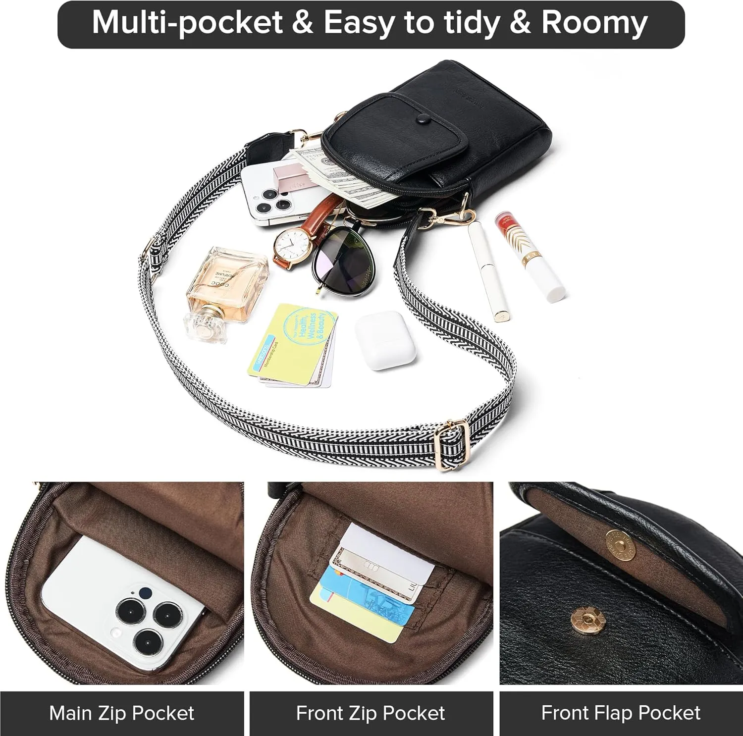 Sling Bag for Women - Crossbody & Fanny Pack for Shopping Travel