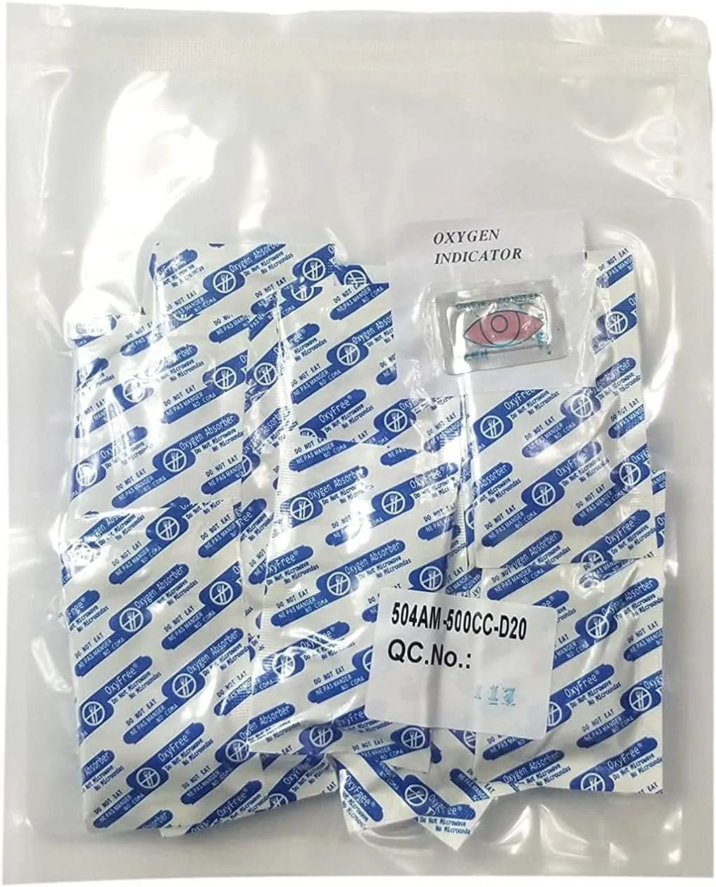 Slow-Acting 500cc Oxygen Absorbers - for Long Term Food Storage Scavengers (Packs of 20) (10)