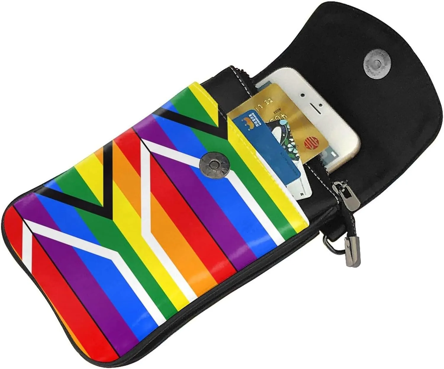 Small Cell Phone Purse Pu Leather Crossbody Cell Phone Bag Women Handbags With Shoulder Strap Holder Wallet Phones