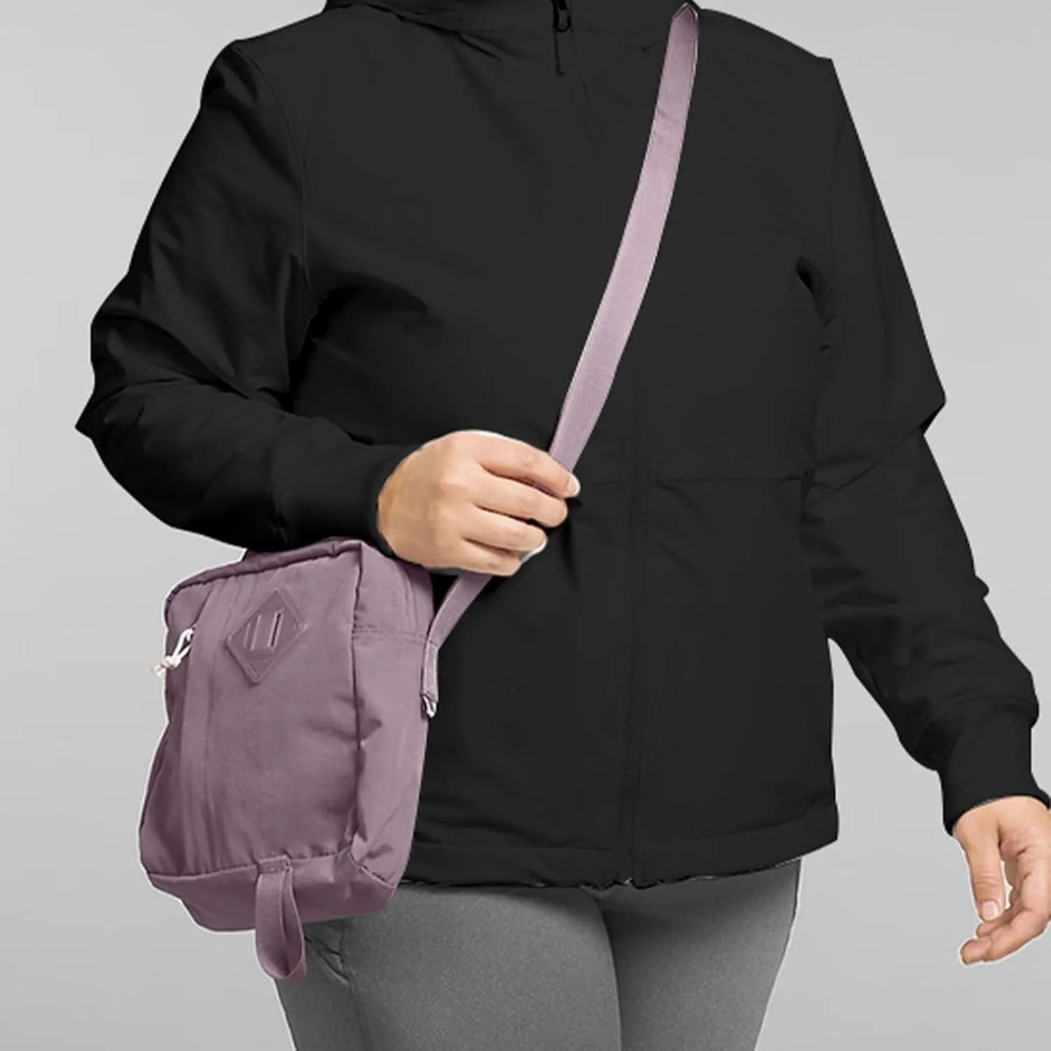 Small Crossbody Bag for Men Women: Waterproof Nylon Sling Bag Perfect for Tools - Work Travel Outdoor