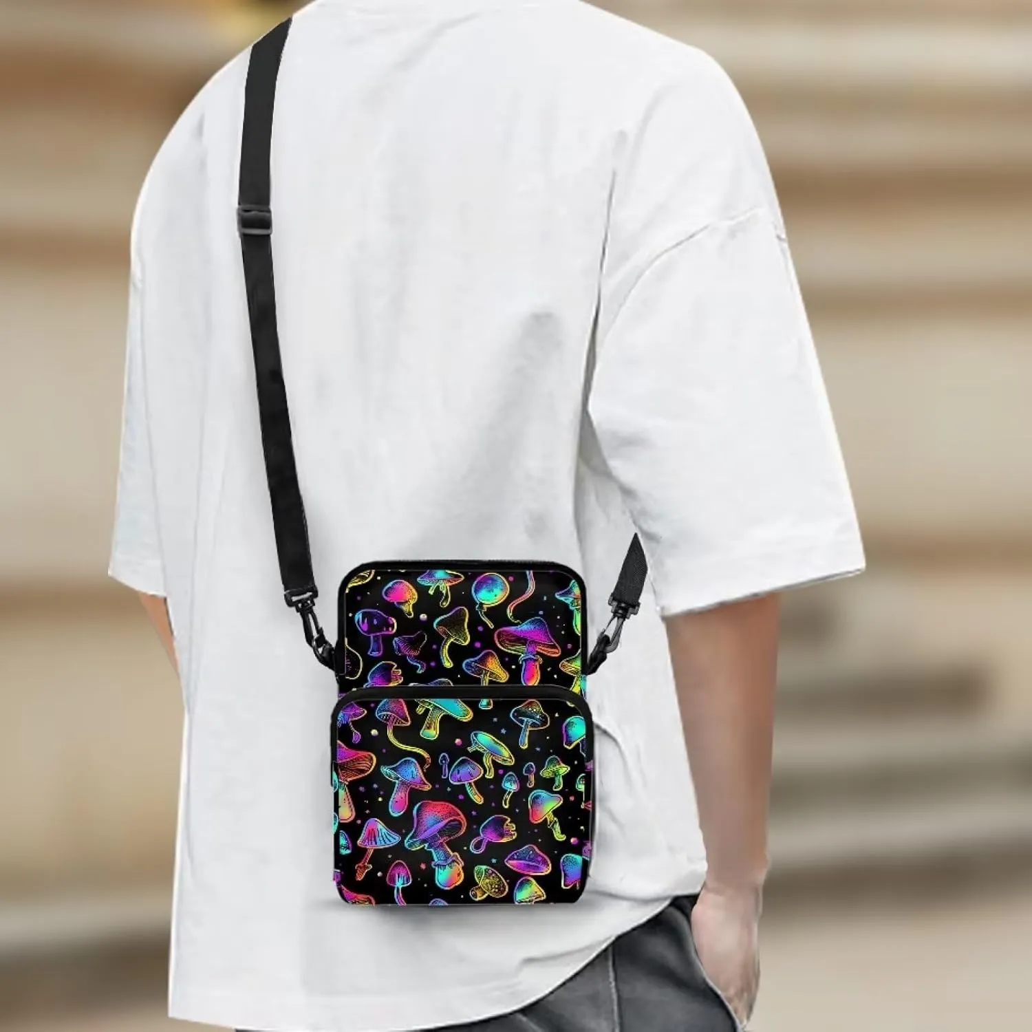 Small Crossbody Bags for Women Men Small Messenger Bag Purses Fanny Pack Wallet Bag Coin Purse Backpack Handbag