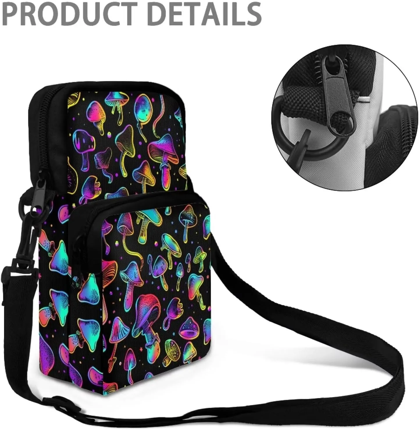 Small Crossbody Bags for Women Men Small Messenger Bag Purses Fanny Pack Wallet Bag Coin Purse Backpack Handbag
