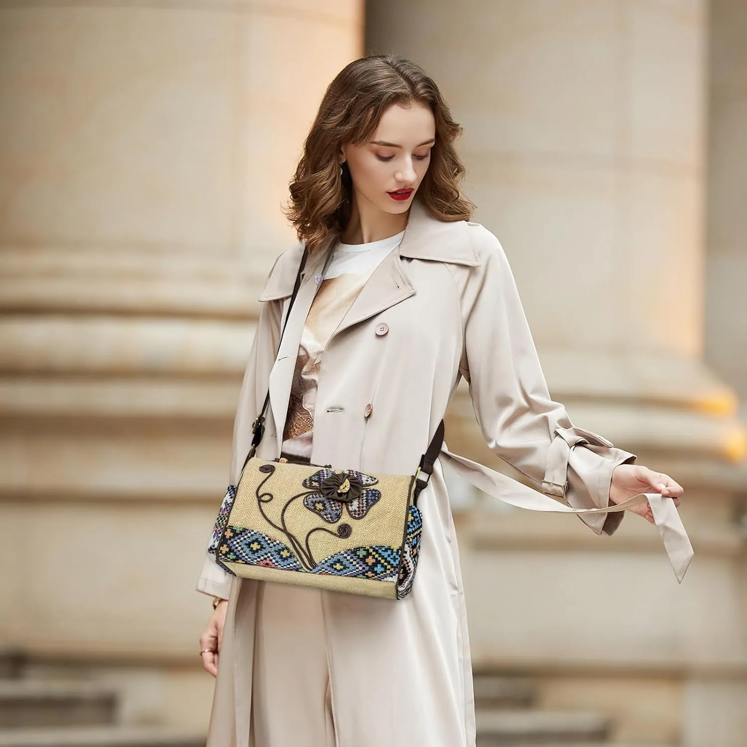 Small Crossbody Bags for Women, Trendy Hand-Woven Shoulder Bag, Womens Crossbody Purses