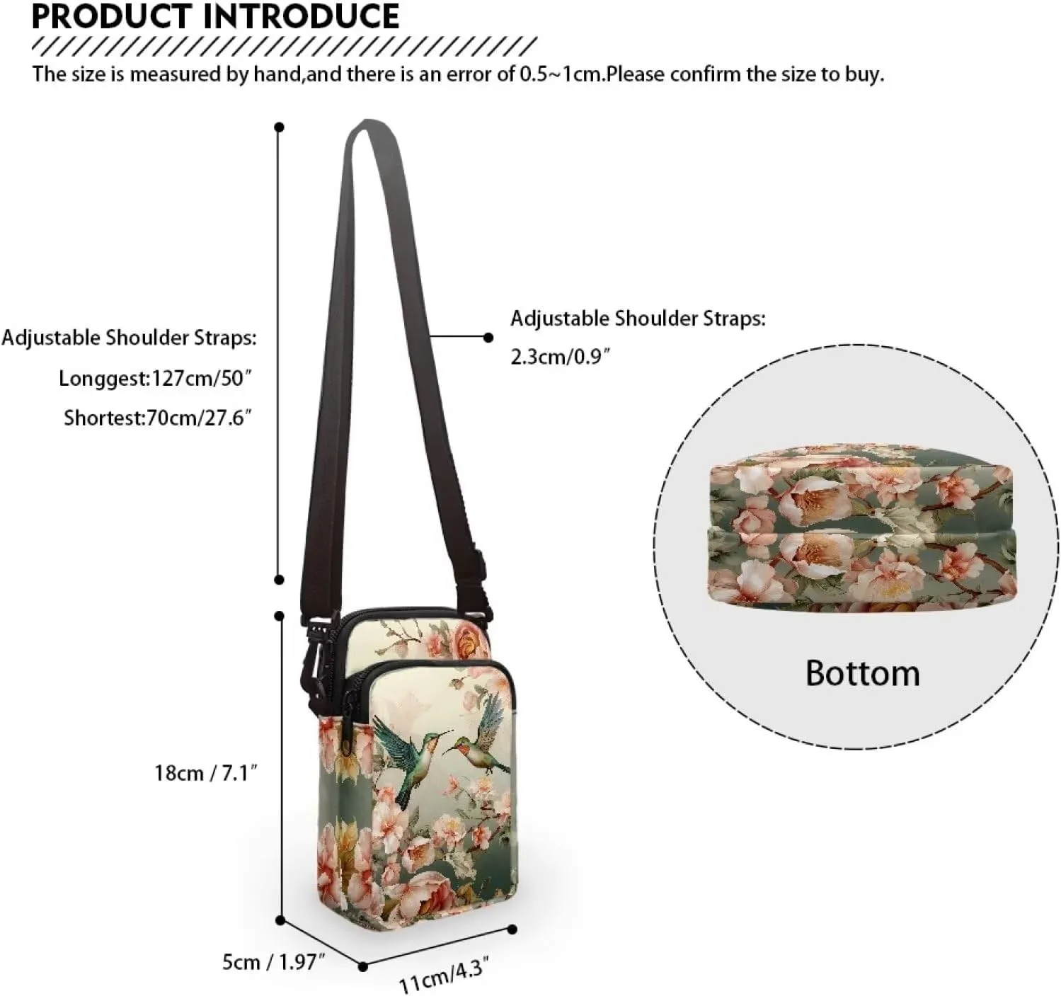 Small Crossbody Purse for Adults Kids Sling Flight Bag