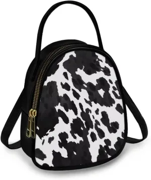 Small Purse Crossbody Bags for Women Leopard Print Handbag Travel, Snakeskin Shoulder Phone Holder Adjustable Strap