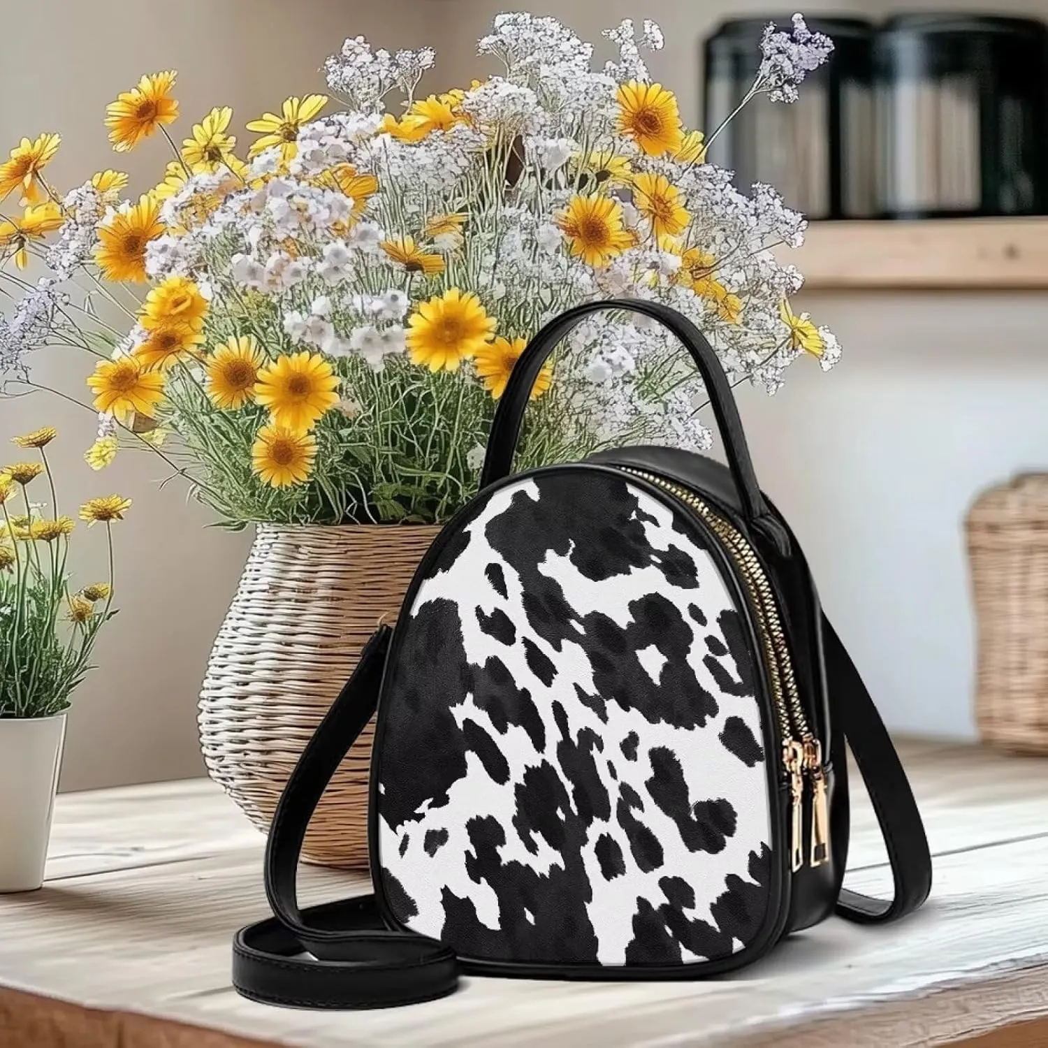 Small Purse Crossbody Bags for Women Leopard Print Handbag Travel, Snakeskin Shoulder Phone Holder Adjustable Strap