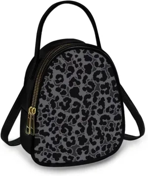 Small Purse Crossbody Bags for Women Leopard Print Handbag Travel, Snakeskin Shoulder Phone Holder Adjustable Strap