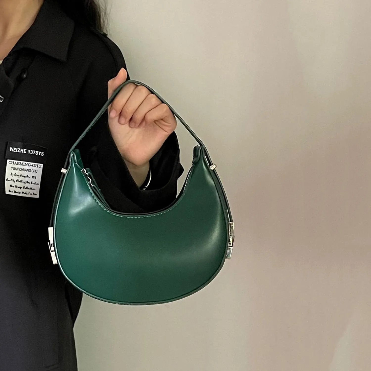 Small Purse for women,Trendy Cute Shoulder Bags Small Clutch Hobo Tote Handbag With Double Zipper Closure
