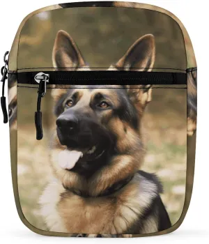 Small Satchel Purse Mini Shoulder Bag Personalized Animal German Shepherd Print Crossbody Bags For Women Men
