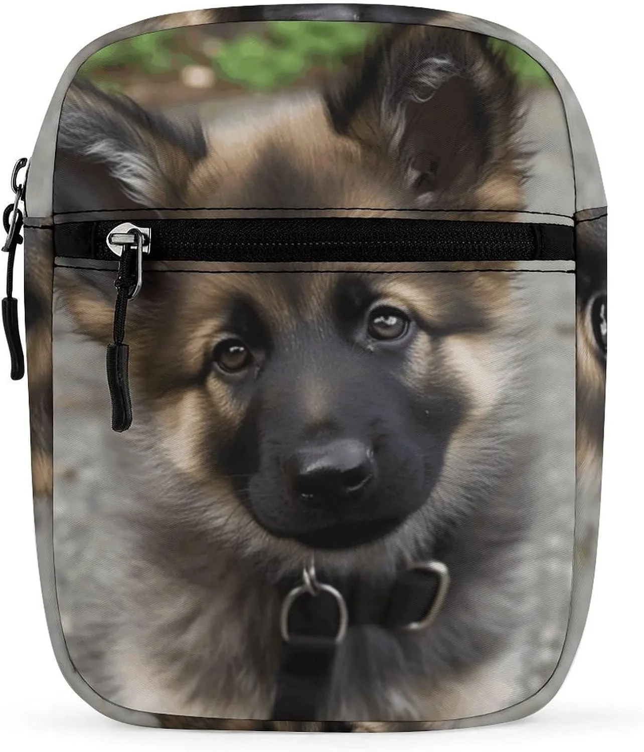 Small Satchel Purse Mini Shoulder Bag Personalized Cute German Shepherd Puppy Print Crossbody Bags For Women Men
