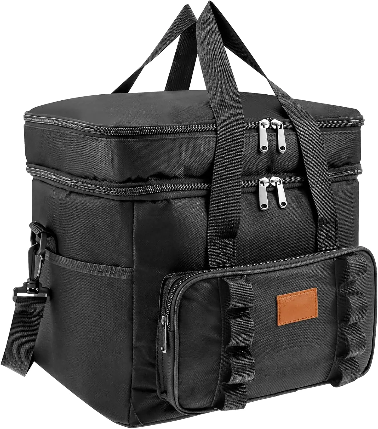 Soft Cooler Bag, 38 Cans Beach Cooler, Large Leakproof Insulated Soft Cooler, Waterproof and Collapsible Case for Lunch, Beach, Drink, Beverage, Travel, Camping, Picnic, for Men and Women