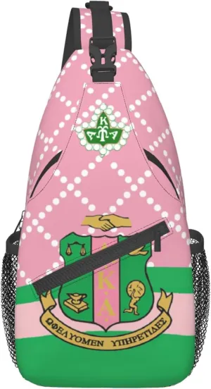 Sorority Gifts Unisex Crossbody Backpack Sling Bag chest bag for Hiking Traveling Outdoor Daypack