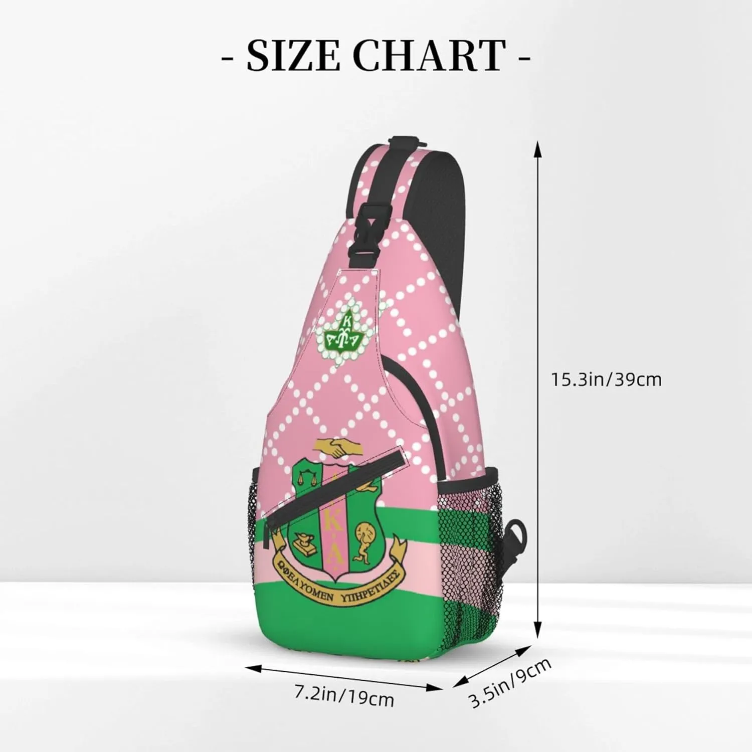 Sorority Gifts Unisex Crossbody Backpack Sling Bag chest bag for Hiking Traveling Outdoor Daypack