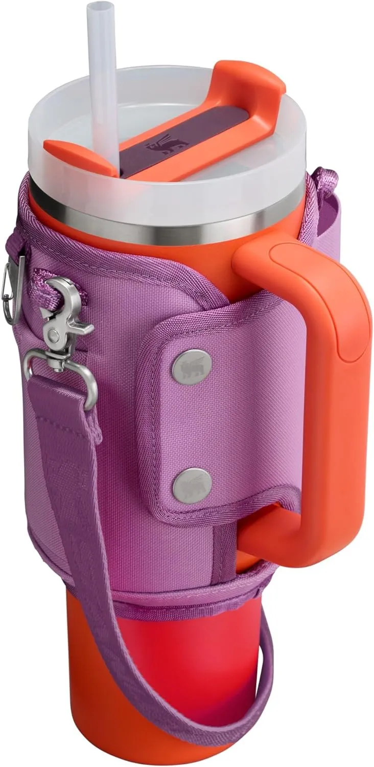 Stanley All Day Quencher Carry All for 40 oz Tumbler with Handle | Crossbody Bag with Phone Holder Pocket, Card Sleeve & Detachable Strap | Water Bottle Carrier Bag | BPA-Free |