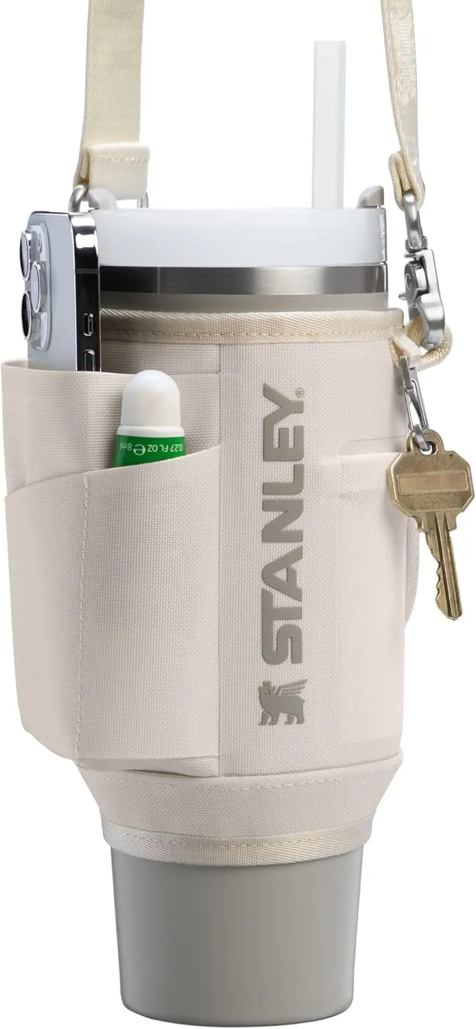Stanley All Day Quencher Carry All for 40 oz Tumbler with Handle | Crossbody Bag with Phone Holder Pocket, Card Sleeve & Detachable Strap | Water Bottle Carrier Bag | BPA-Free |