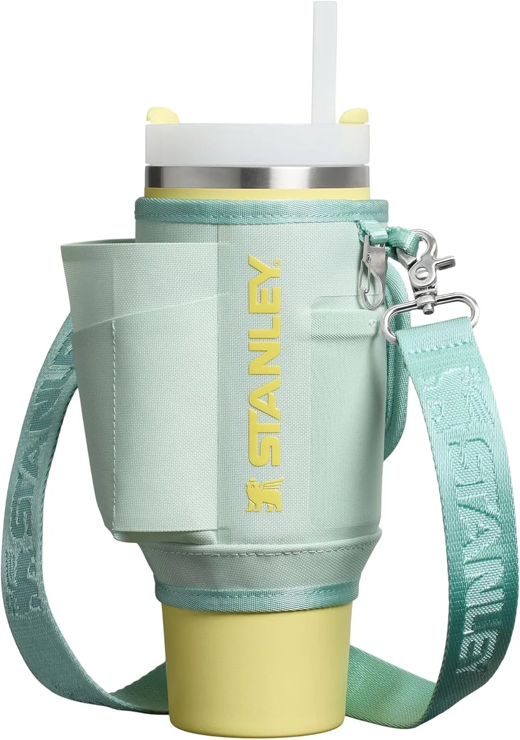 Stanley All Day Quencher Carry All for 40 oz Tumbler with Handle | Crossbody Bag with Phone Holder Pocket, Card Sleeve & Detachable Strap | Water Bottle Carrier Bag | BPA-Free |