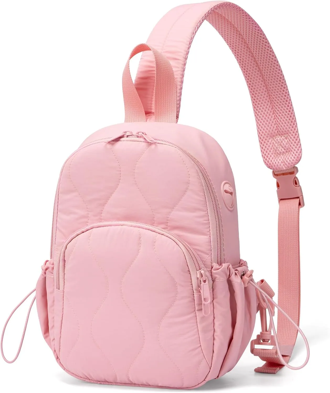 Stylish Sling Bag for Women – Versatile Crossbody Backpack with Adjustable Strap, Lightweight Shoulder Bag for Travel, Hiking & Sports(Pink-Small)