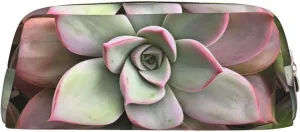 Succulent Botanical Makeup Bag for Women Men Travel Toiletry Bag Aesthetic Purse Pouch Large Pencil Case