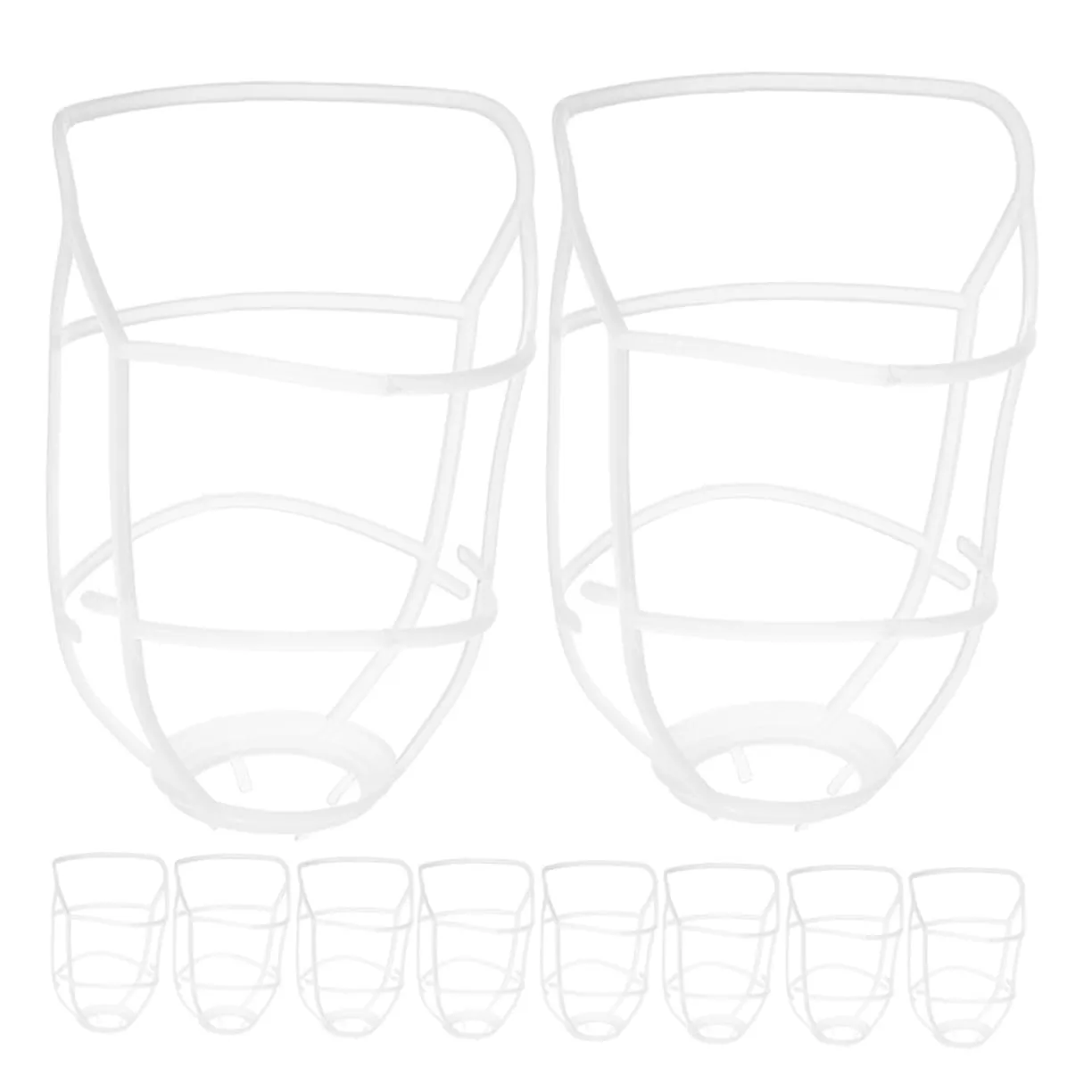 TIDTALEO Hospital Grade Bottle 10pcs Net Bottle Cap Liquid Holder Hanging Net for Saline Bottles