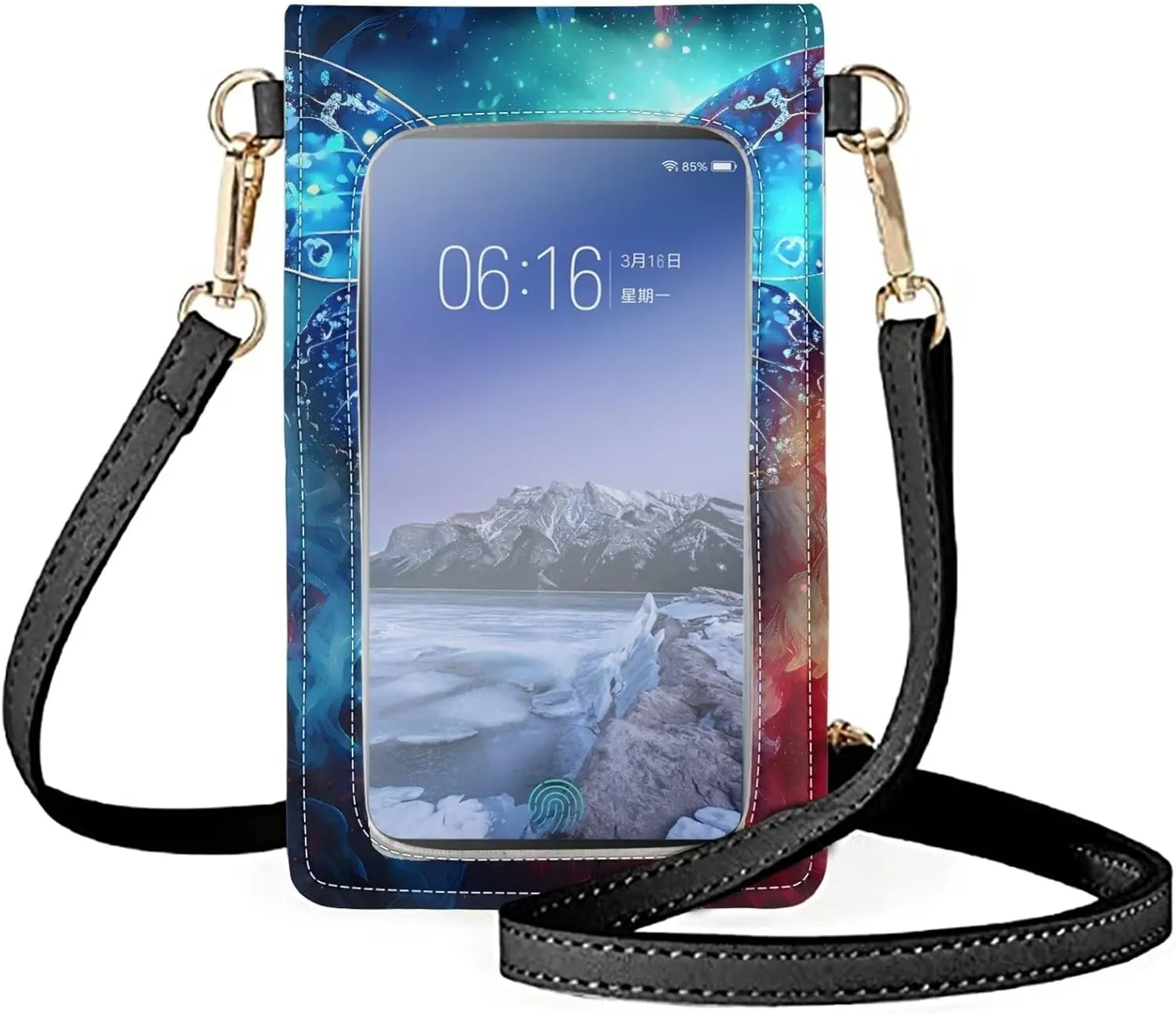 Touch Screen Phone Bag for Women Travel Small Crossbody Bag Shoulder Handbag