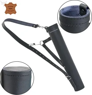 Traditional Back Quiver Bow Arrow Holder Handmade Leather Quiver Lightweight & Comfortable Gift for him Aniversary Gift