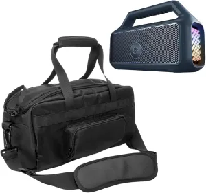 Travel Carrying Case Bag for Soundcore Boom 2 Outdoor Speaker, Shoulder Crossbody Bag Compatible with Soundcore Boom 2 80W & Accessories, Dustproof & Wear-resistant with Shoulder Strap