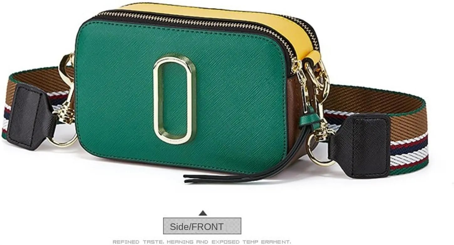 Trendy 2025 Snapshot Crossbody Bag for Women - Small Thick Strap Multi-Functional Clutch & Shoulder Bag Purse, Beige