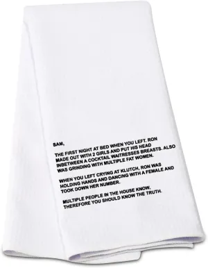 TV Series Inspired Gift The Note to Sam Makeup Bag The Letter Cosmetic Bag Travel Pouch with Zipper for Fans (The Letter KT)