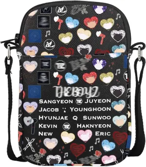 UJIMS Singer Album Inspired Gift K-pop Music Lover Crossbody Bag K-Pop Boy Band Fans Gift Kpop Merchandise