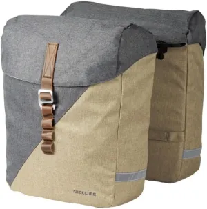 Unisex - Adult Racktime System Heda 2.0 Pannier Rack Bags, Sand/Grey, One Size