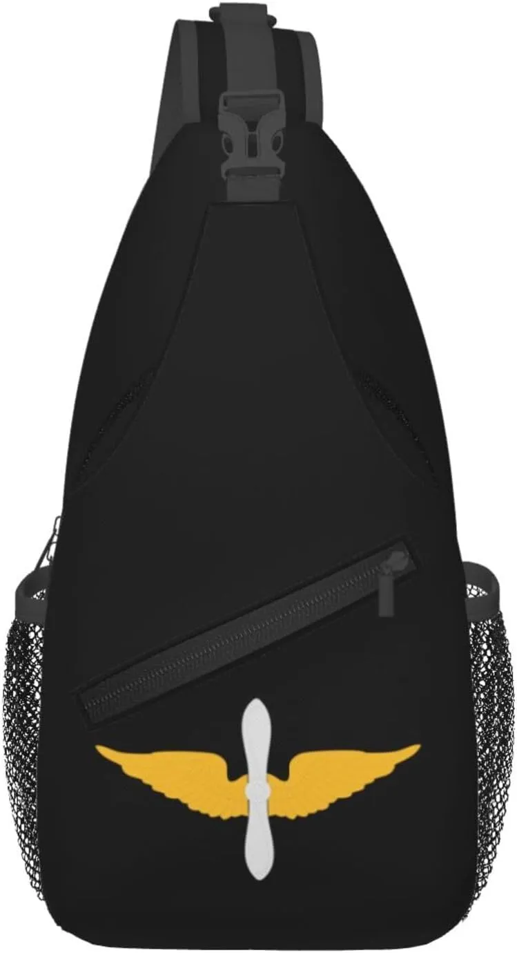 Us Army Aviation Branch Insignia Crossbody Bags For Women Men Chest Backpack Gym Shoulder Bag Travel Outdoor Sports Casual Crossbody Bags