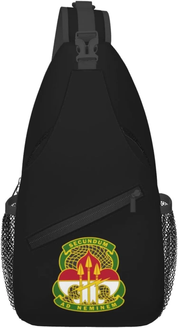 Us Army Cyber Command Dui Crossbody Bags For Women Men Chest Backpack Gym Shoulder Bag Travel Outdoor Sports Casual Crossbody Bags