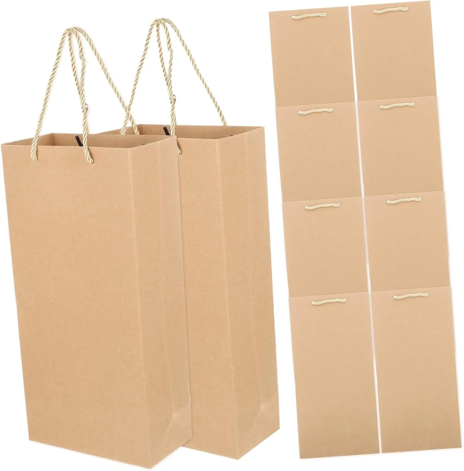 UTHCLO 10Pcs Thick Wine present Bags for Festivals Wrapping Storage Pouches for Red Wine and Other Bottles for Celebrations
