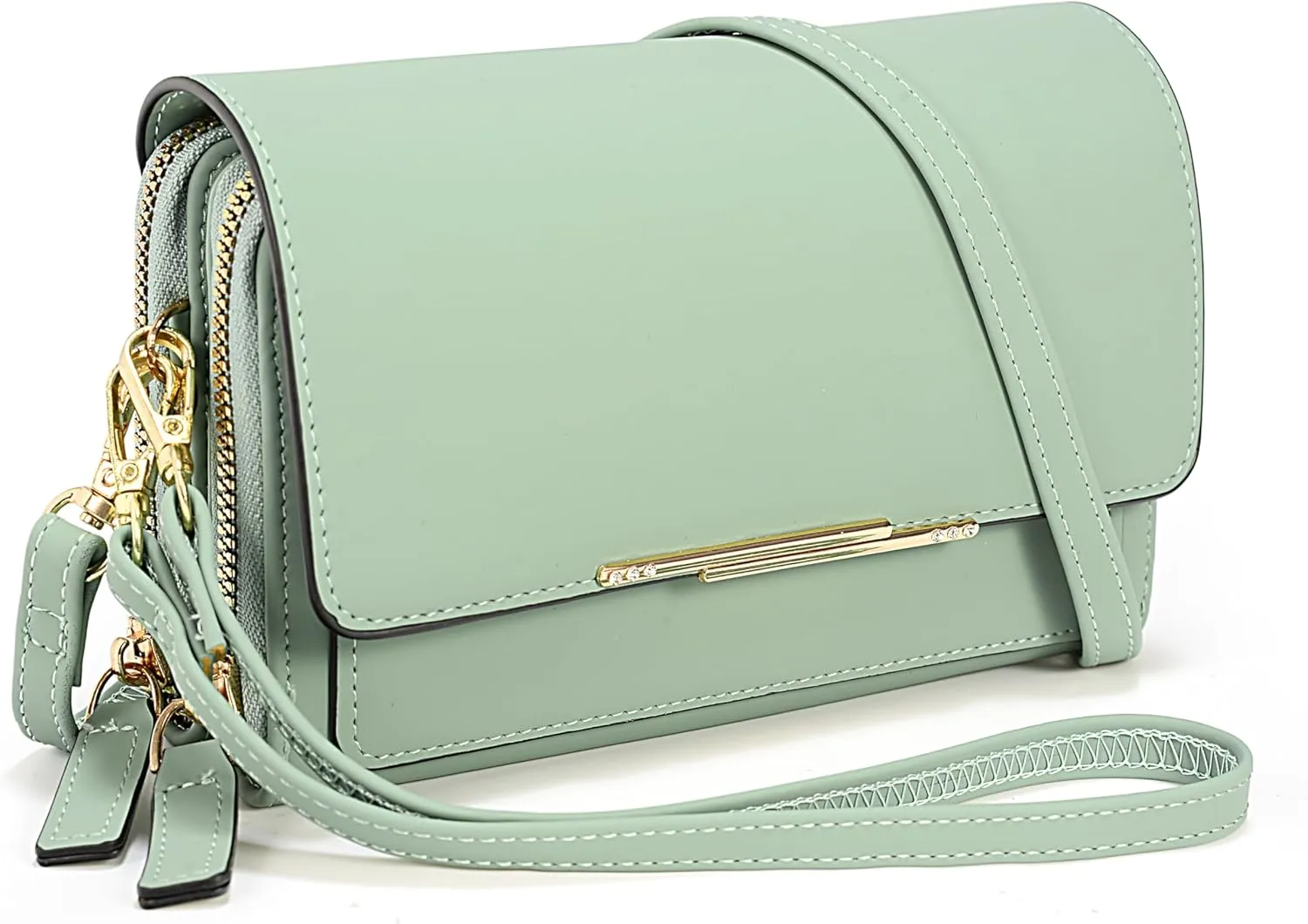 UTO Small Crossbody Shoulder Bag for Women Cellphone Bags Card Holder Wallet with Wristlet Purse and Handbags