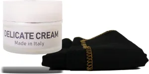 VALENTINO GAREMI Leather Conditioner & Cleaner Cream with Cotton Cloth Applicator – Intended to All Designer Names Leather Goods – Neutral 1.7 Fl/Oz - Made in Italy