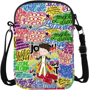 VAMSII Joseph Musical Quote Inspired Crossbody Bag Musical Theatre Lover Gift