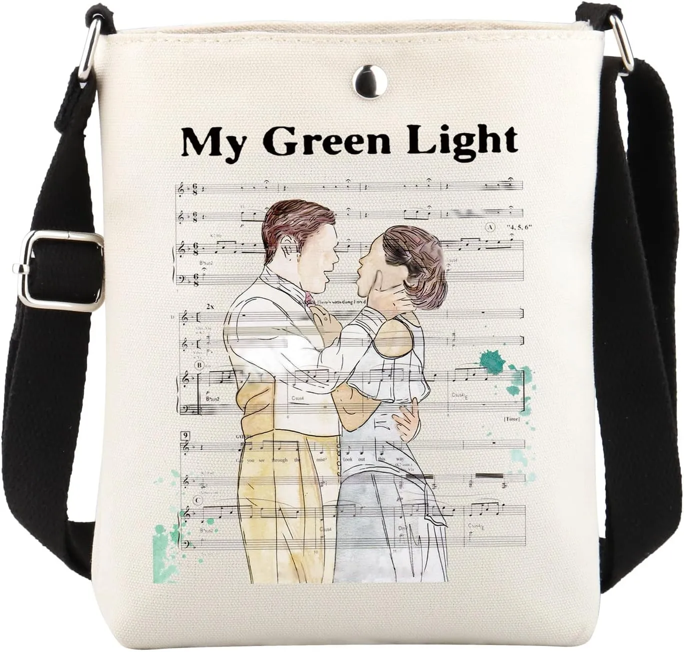 VAMSII The Great G Musical Crossbody Bag My Green Light Musical Fans Merchandise