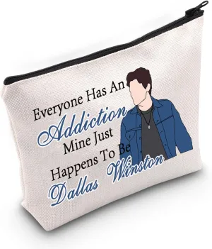 VAMSII TV Show Inspired Gift Everyone Has An Addiction D Makeup Bag TV Show Fan Cosmetic Bag TV Show Merch (An Addiction D M)