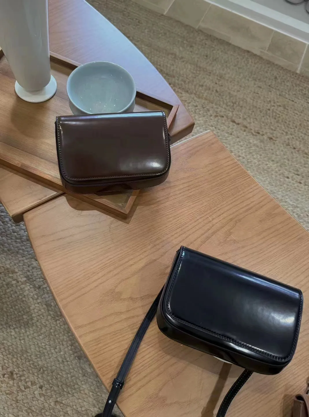 Vintage Leather Crossbody Bag