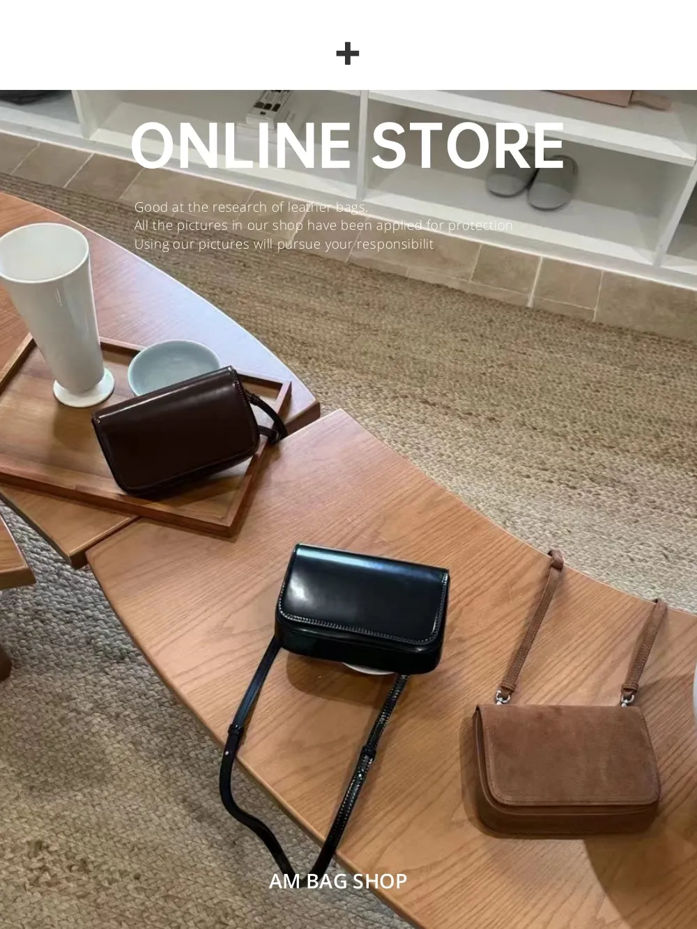 Vintage Leather Crossbody Bag