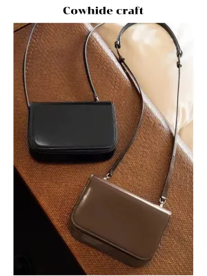 Vintage Leather Crossbody Bag