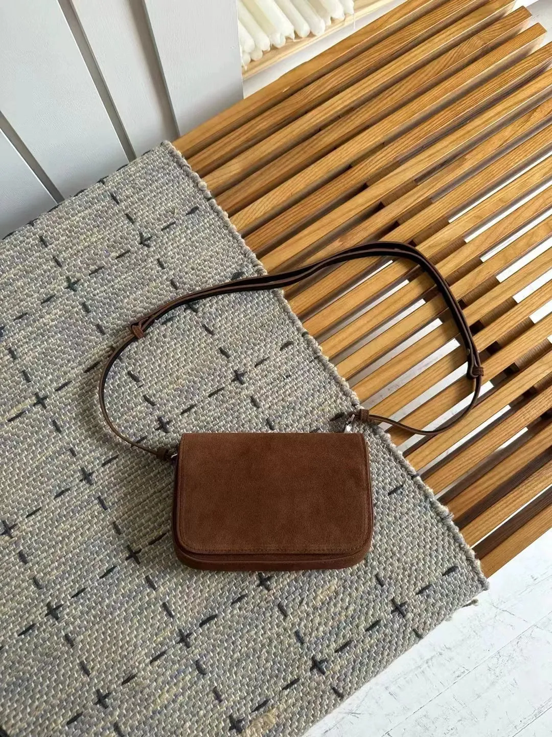 Vintage Leather Crossbody Bag