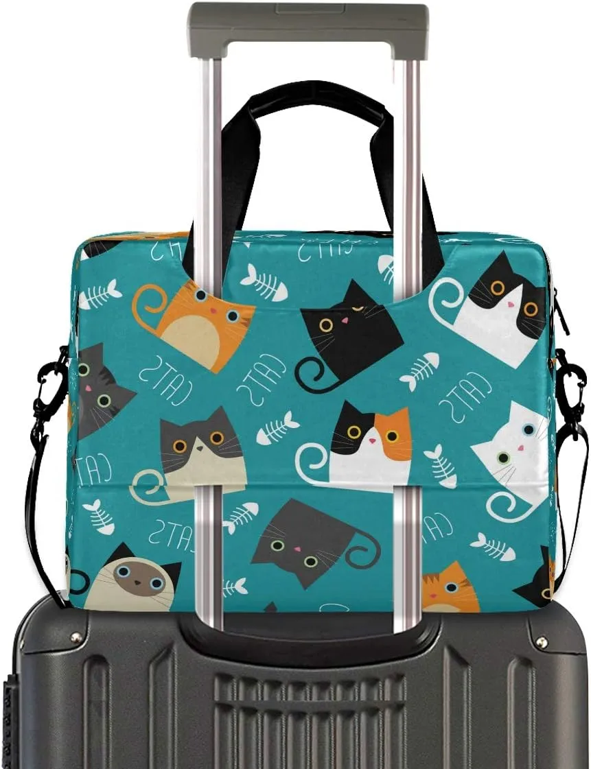 Vintage Sunflower Laptop Bag Floral Flower Laptops Sleeve Briefcase Notebook Carrying Case for Women 15.6 16inch