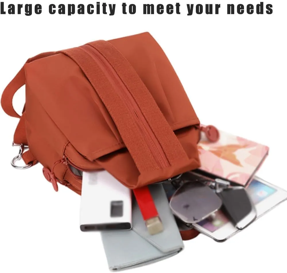 Vovtva Bag, 2025 Backpack Chest Bag Double Zipper Large Capacity, Street Lite Chic Versatile Travel Bag (gray)