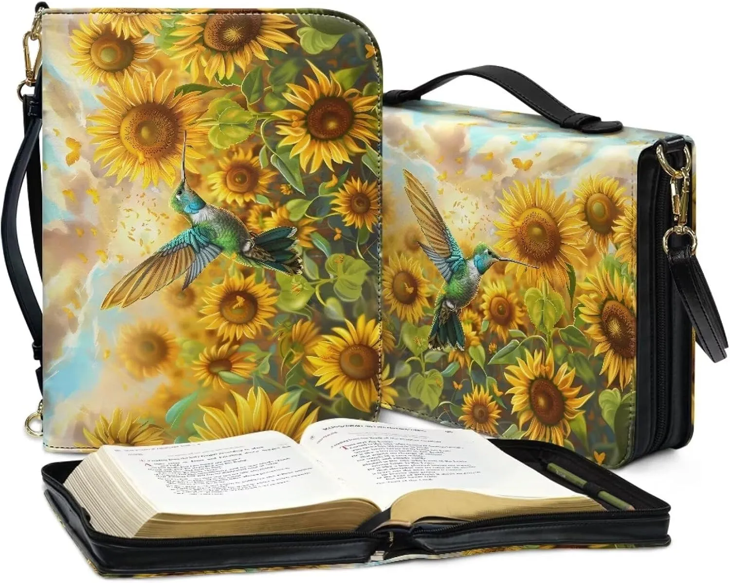 Waterproof Bible Case Bible Covers for Women Crossbody Bag Large Size Bible Protective Size M-2XL