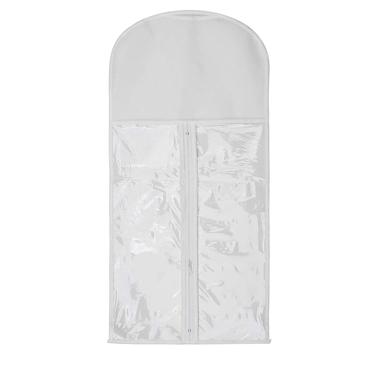Wig Storage Bag Holder Case, Wigs Pouch Dust-Proof Organizer Protect for Professional Hair Extensions (White Pack of 10)
