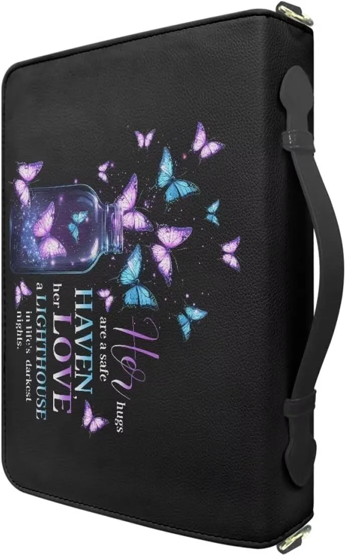 Women Bible Cover with Adjustable Strap Shoulder Strap Bag Bible Carrying Case for Church Services