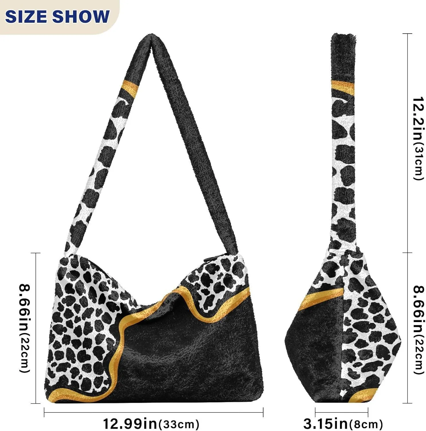 Women Boho Handbag Underarm Bag Tote Bag Shoulder Bag Crossbody Bag