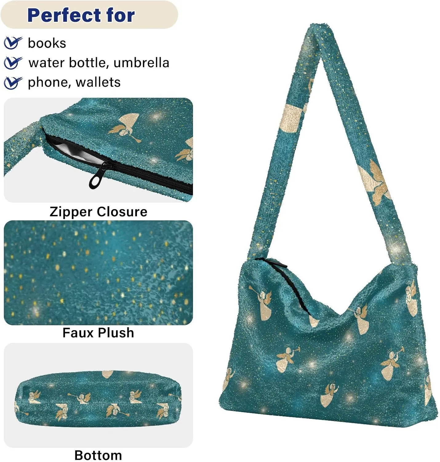 Women Boho Handbag - Underarm, Tote, Shoulder, and Crossbody Bag